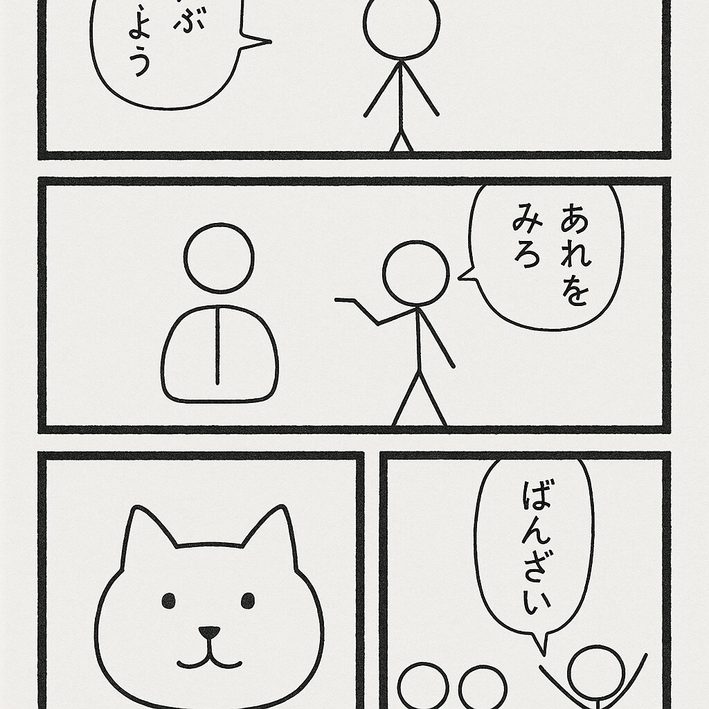 棒人間でくにへかえるんだな(投稿企画　シンプルの応援ー)