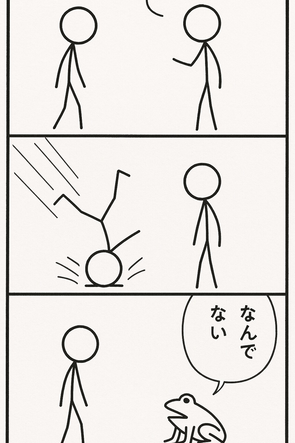 棒人間でくにへかえるんだな(投稿企画　シンプルの応援ー)