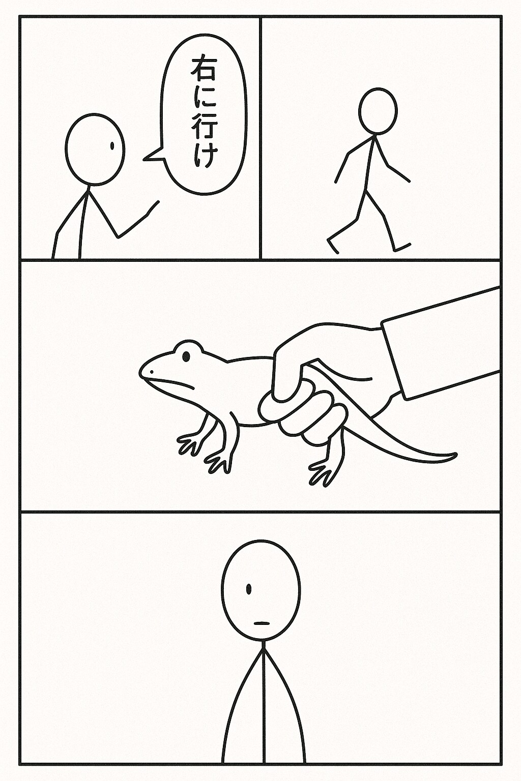 棒人間でくにへかえるんだな(投稿企画　シンプルの応援ー)