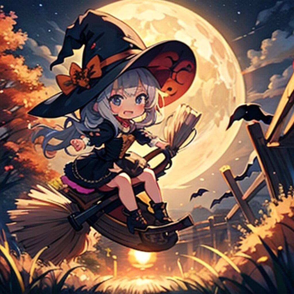 秋夜の魔女さん