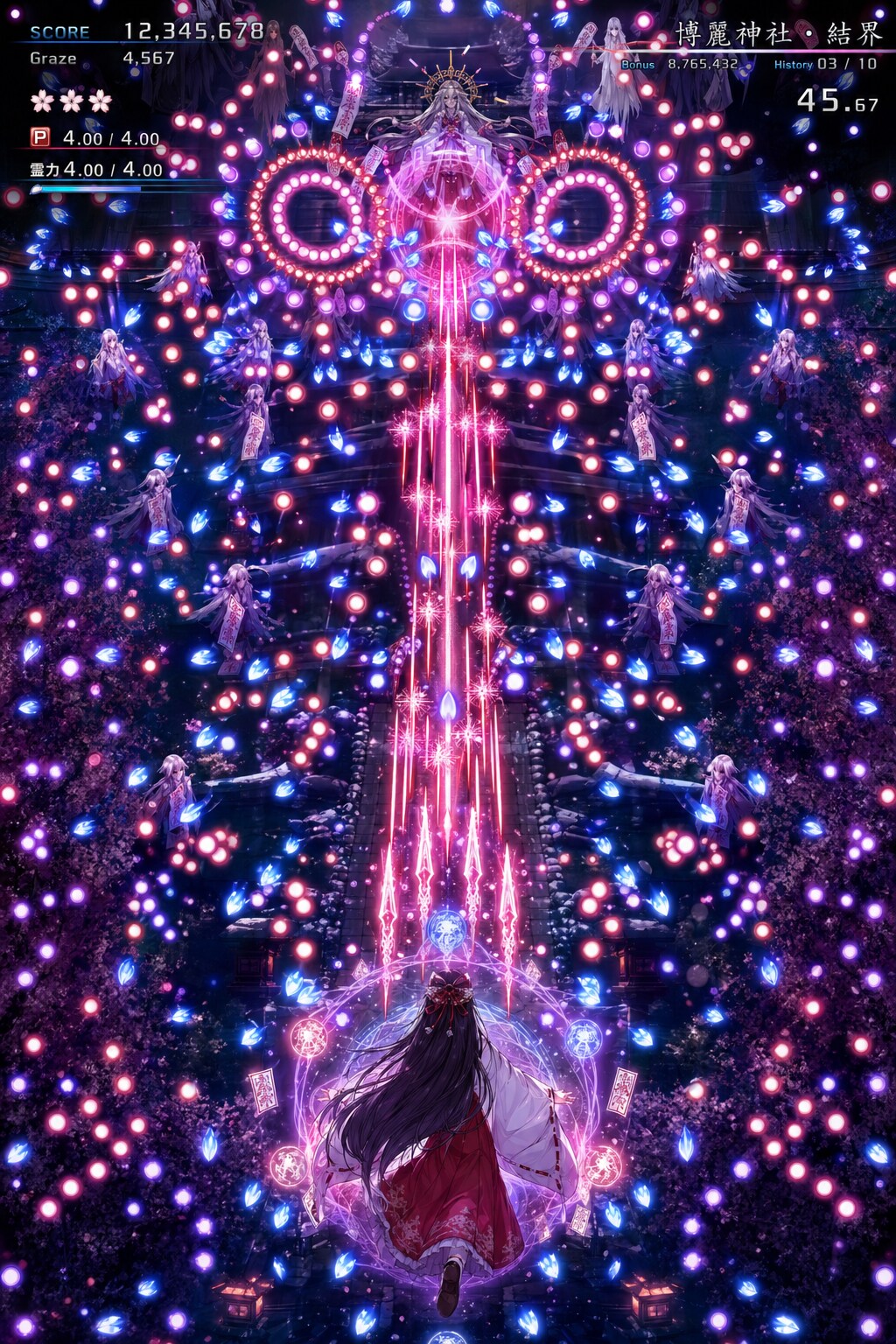 東方みたいな弾幕シューティング | の人気AIイラスト・グラビア