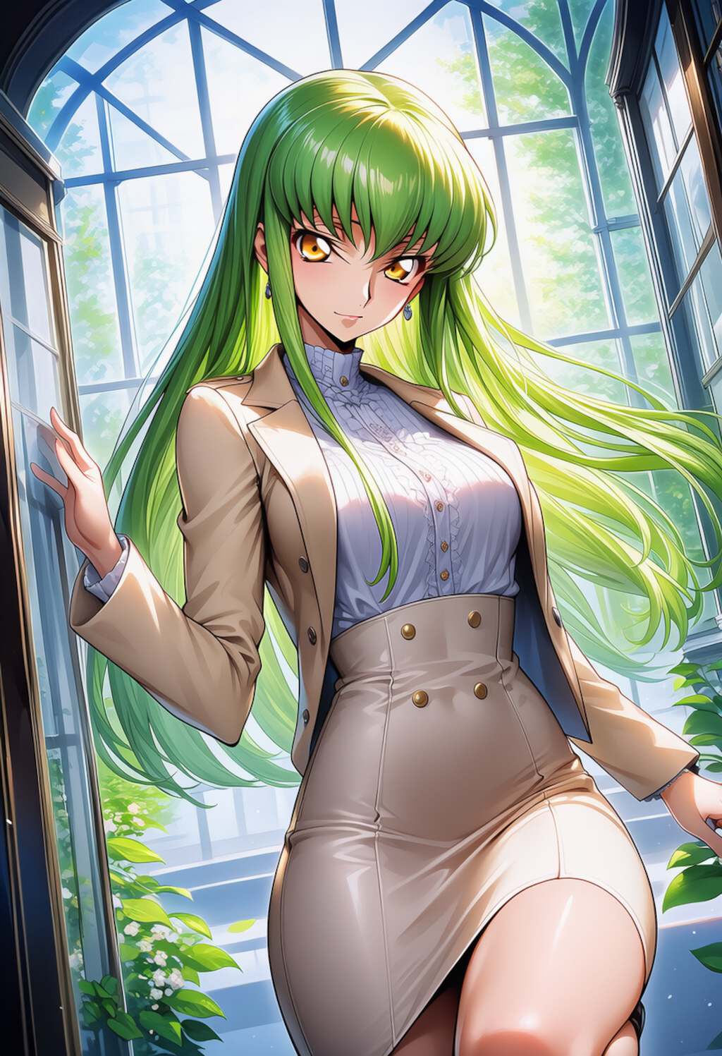 硝子扉の余光 ― Glass Threshold