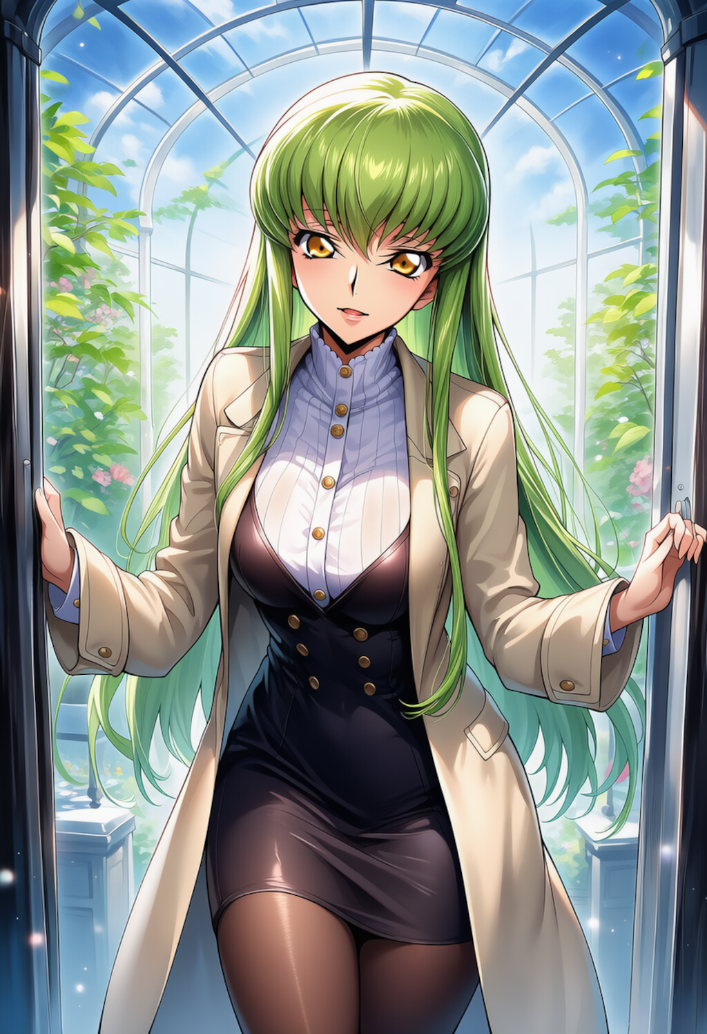 硝子扉の余光 ― Glass Threshold