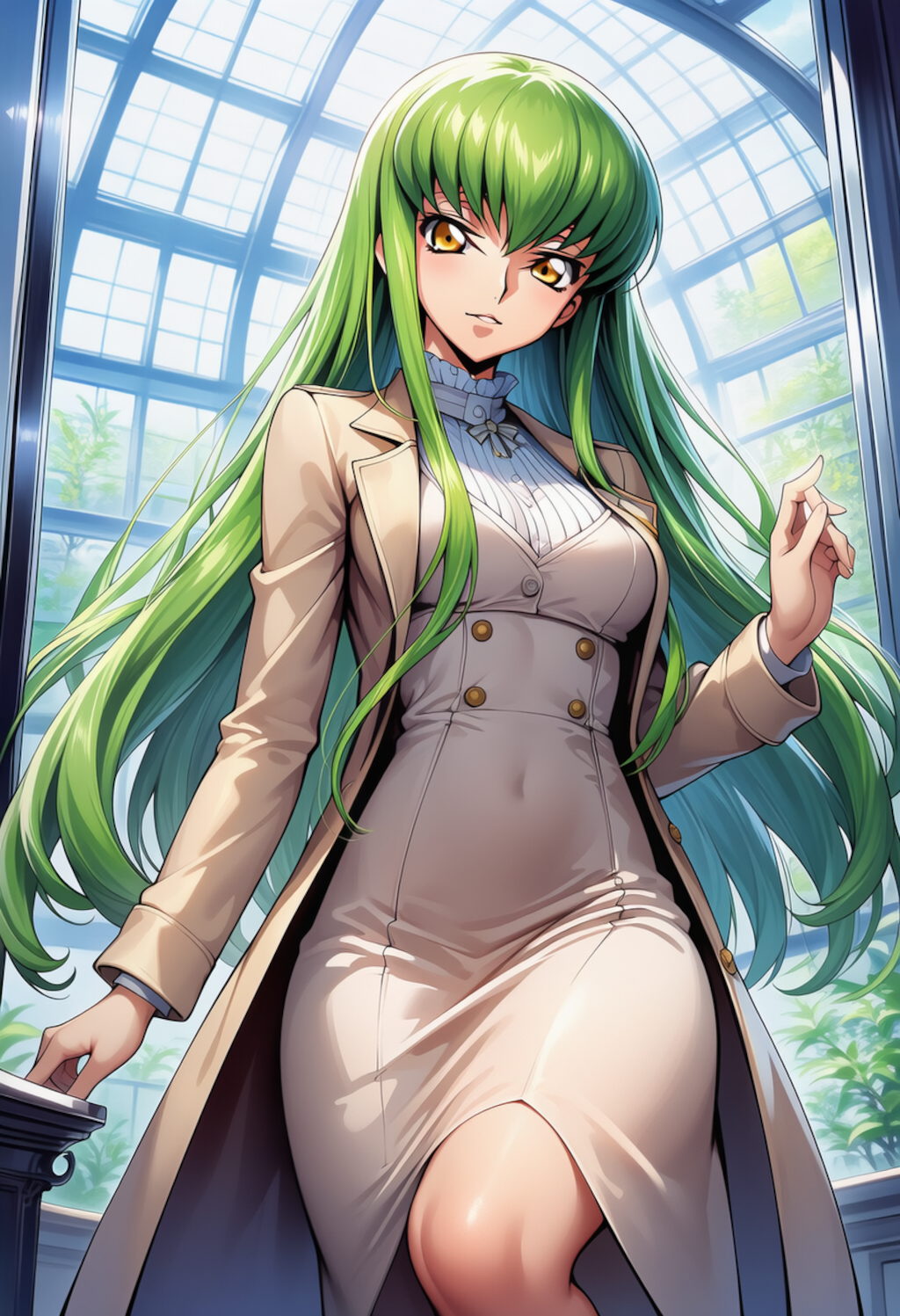 硝子扉の余光 ― Glass Threshold