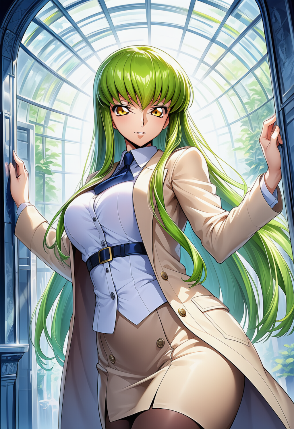 硝子扉の余光 ― Glass Threshold