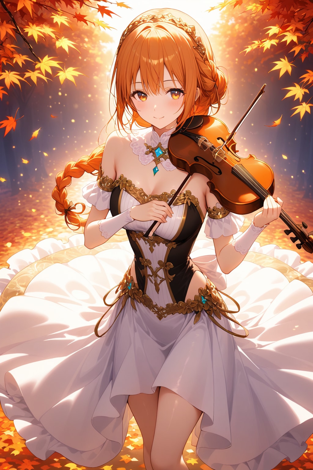 【秋】音色の森のシンフォニー | の人気AIイラスト・グラビア