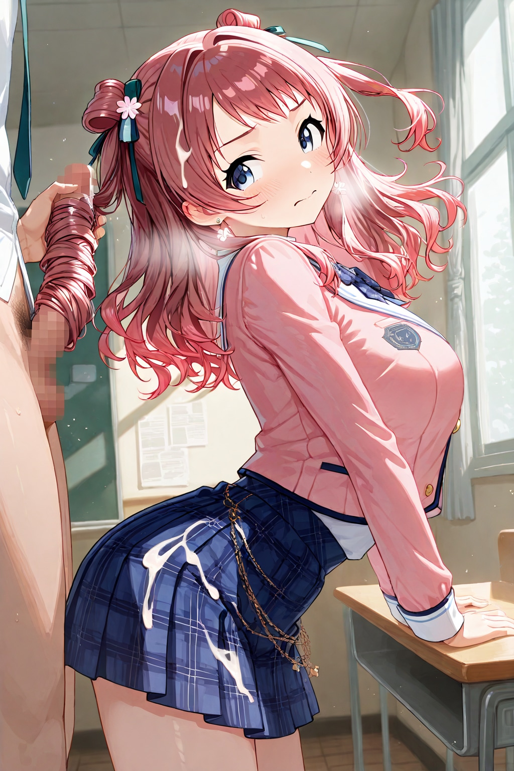 ア〇マス 髪コキ 2