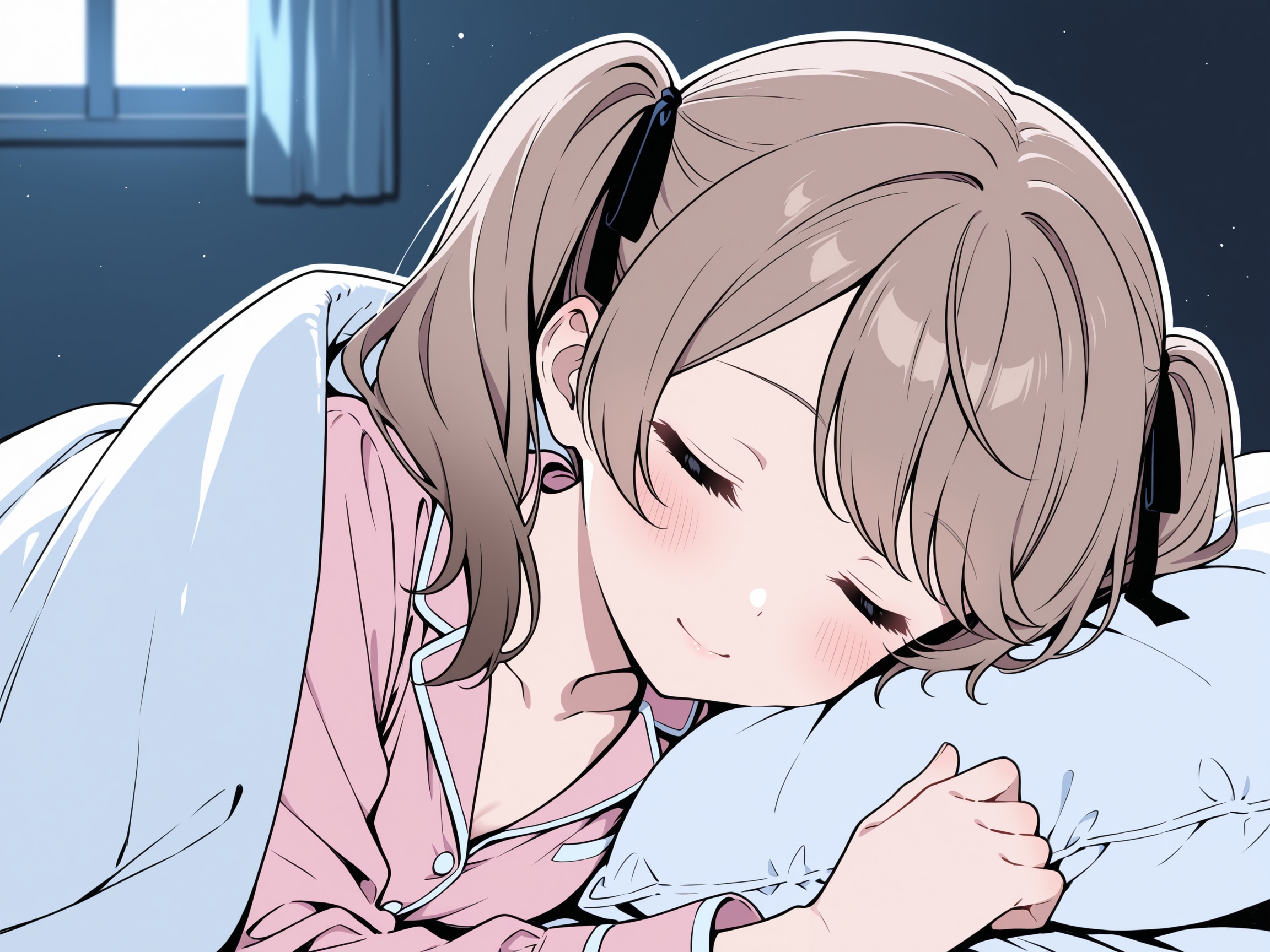 おやすみ、MOKAちゃん | の人気AIイラスト・グラビア