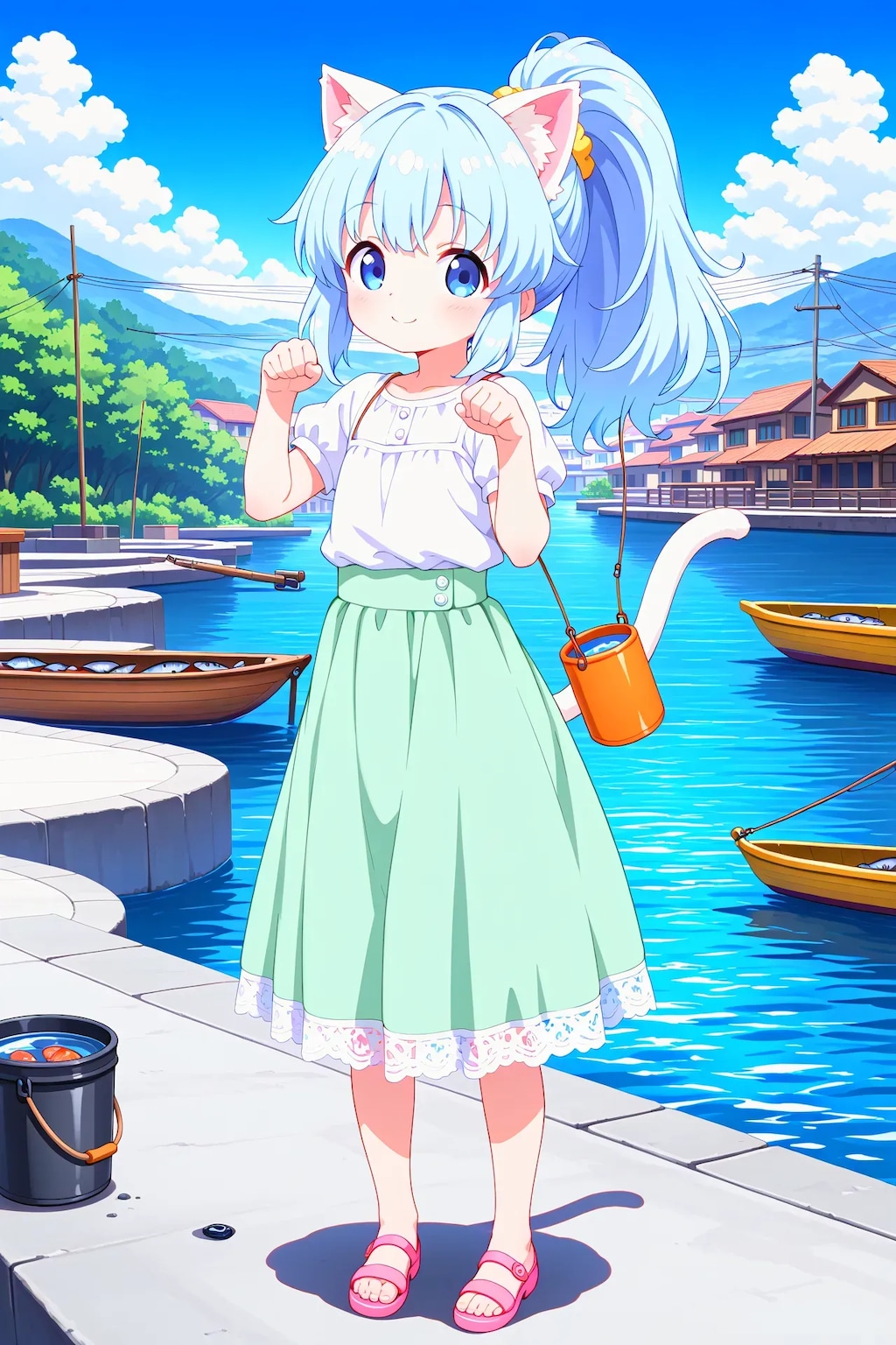 あおいちゃんの猫耳スタイル