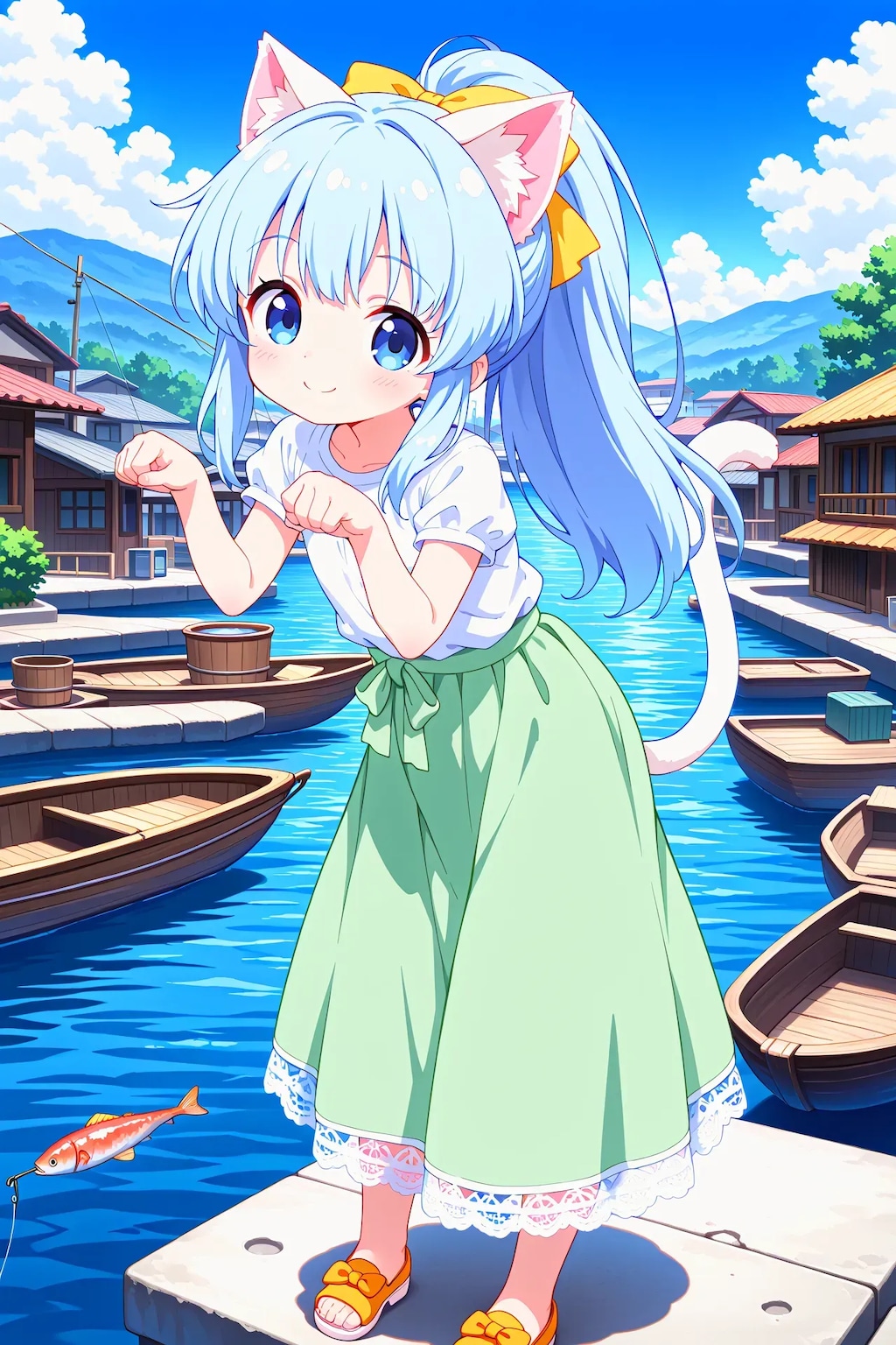 あおいちゃんの猫耳スタイル