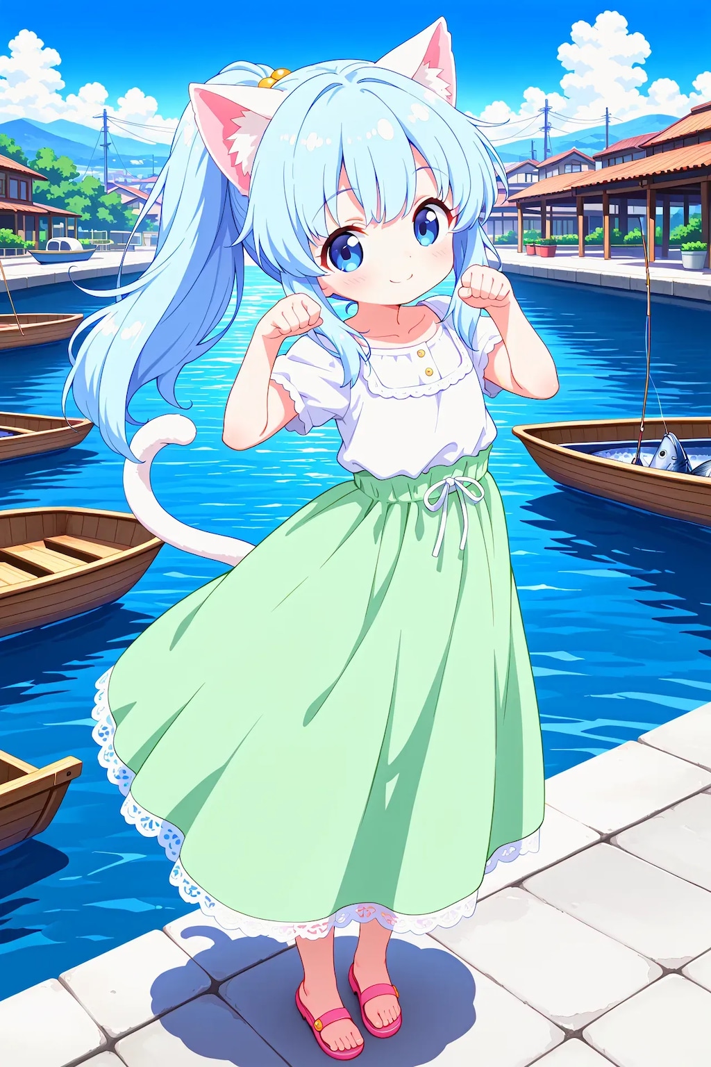 あおいちゃんの猫耳スタイル