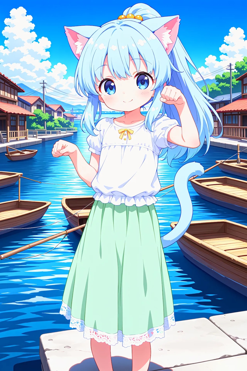 あおいちゃんの猫耳スタイル