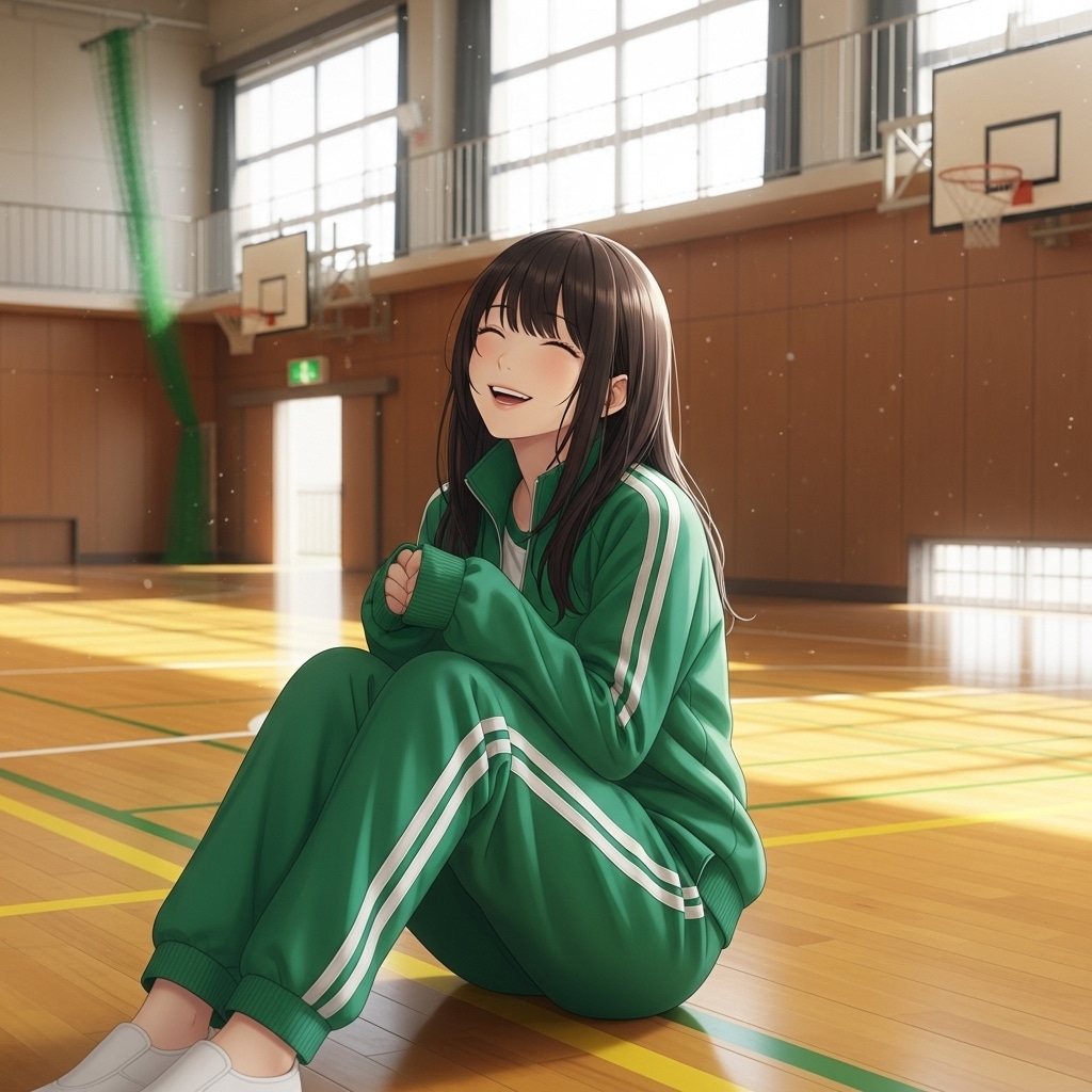 体育大好き萌え袖っ子