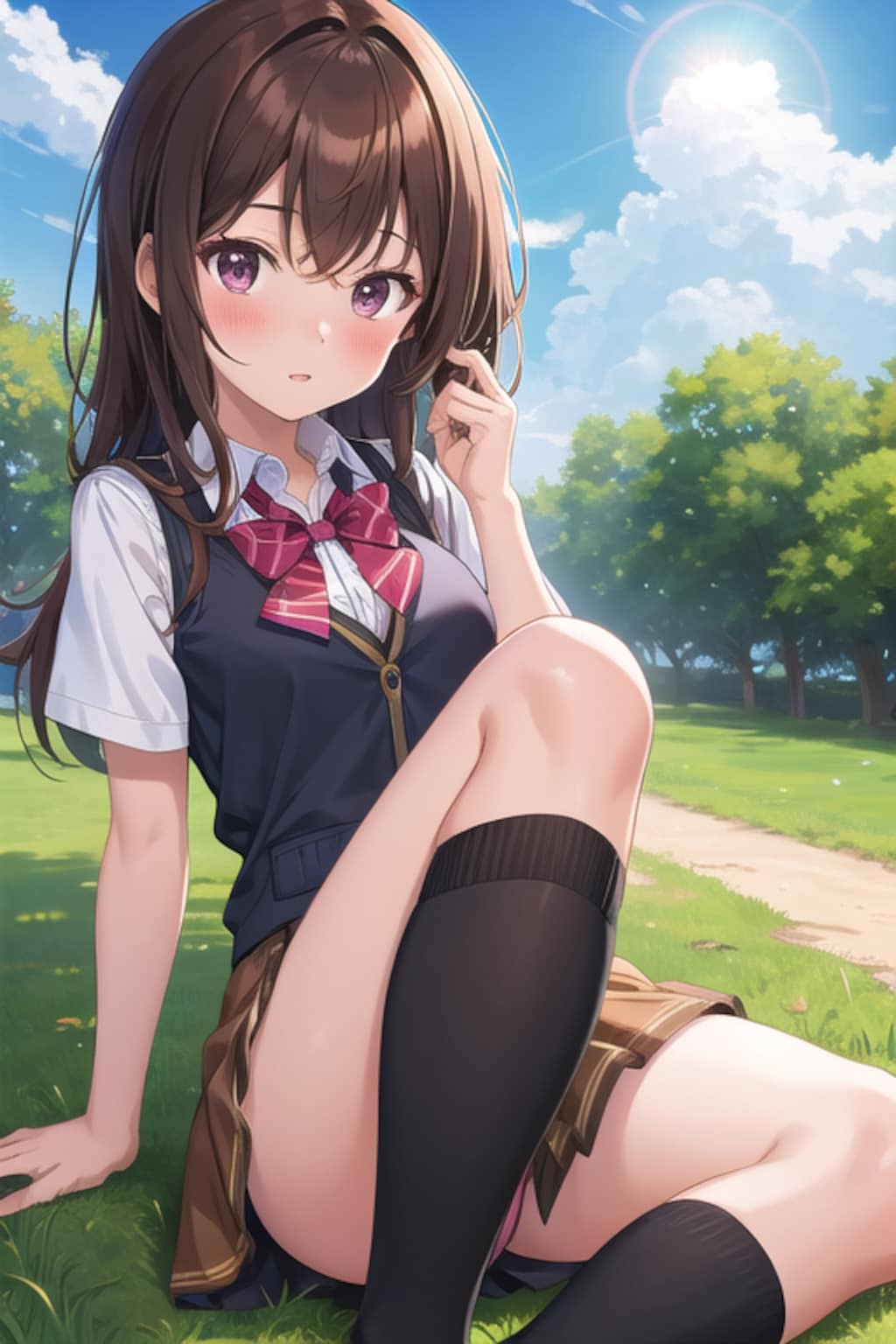 庭先にて②