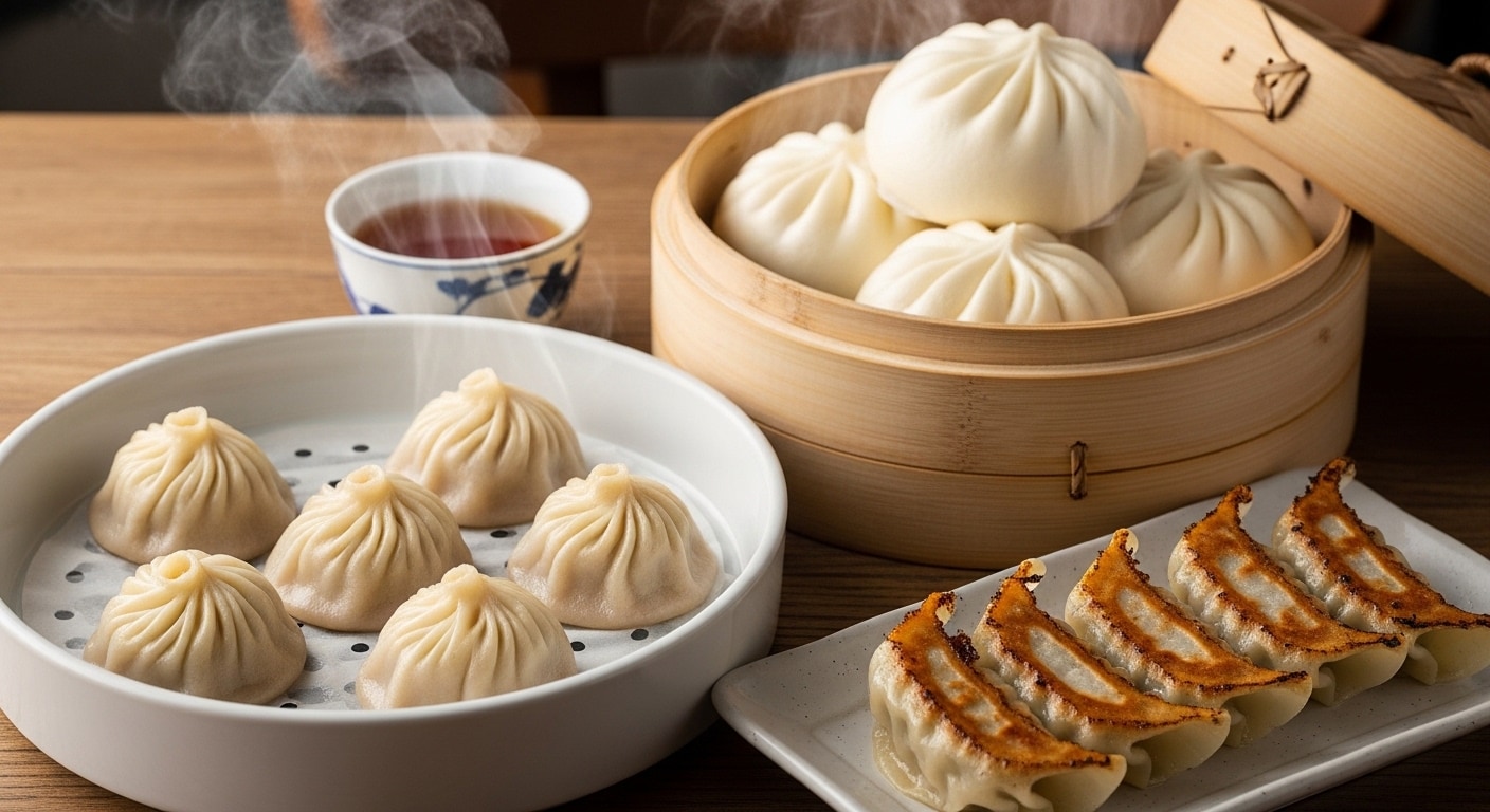 摩訶不思議食堂の小籠包セット | の人気AIイラスト・グラビア