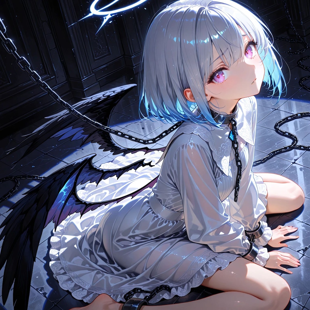 堕天使 白ドレス 胸サイズ未指定