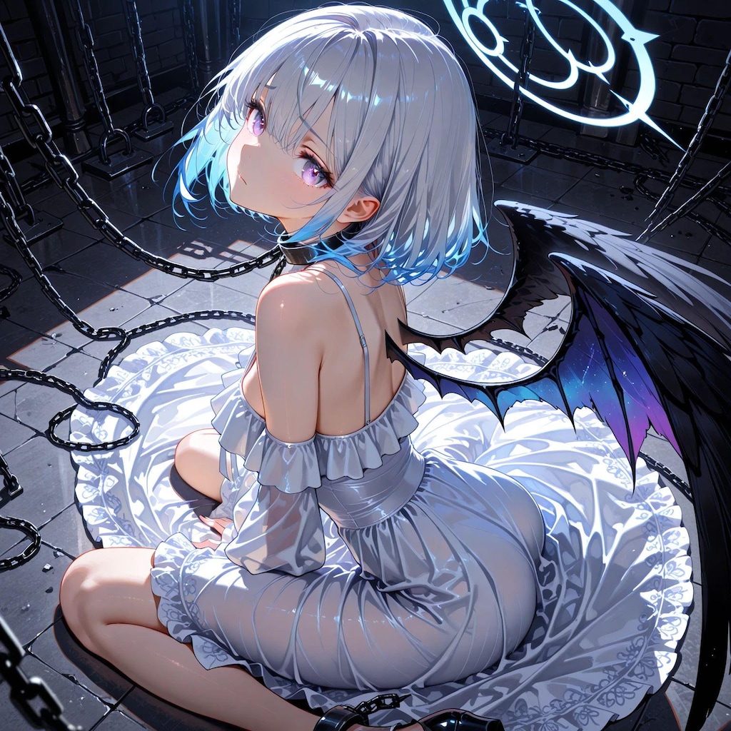 堕天使 白ドレス 胸サイズ未指定