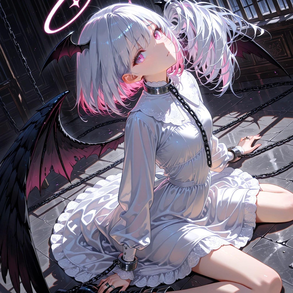 堕天使 白ドレス 胸サイズ未指定