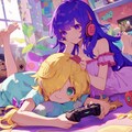 3姉妹のゲームタイム🎮 12枚目