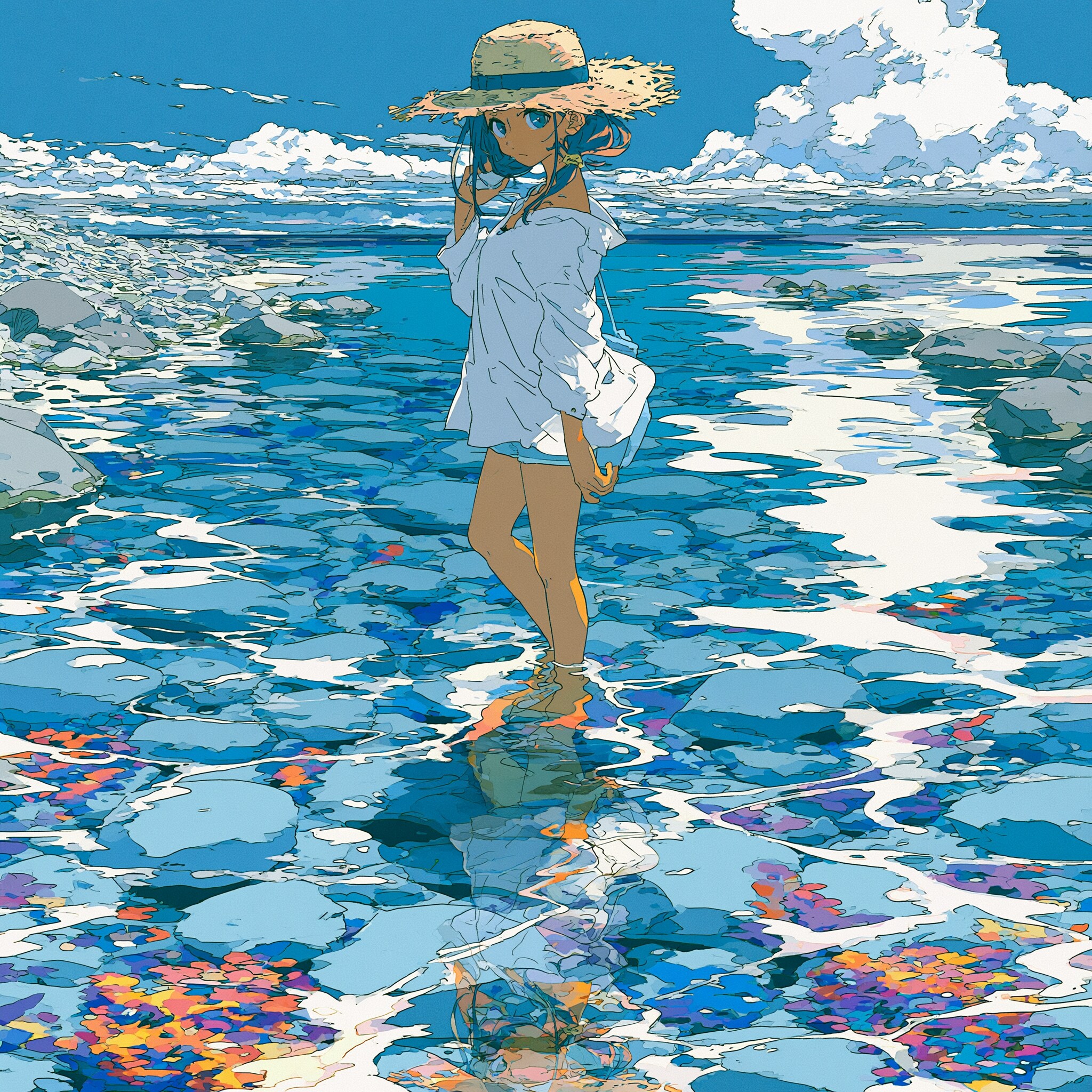 夏に浸かる