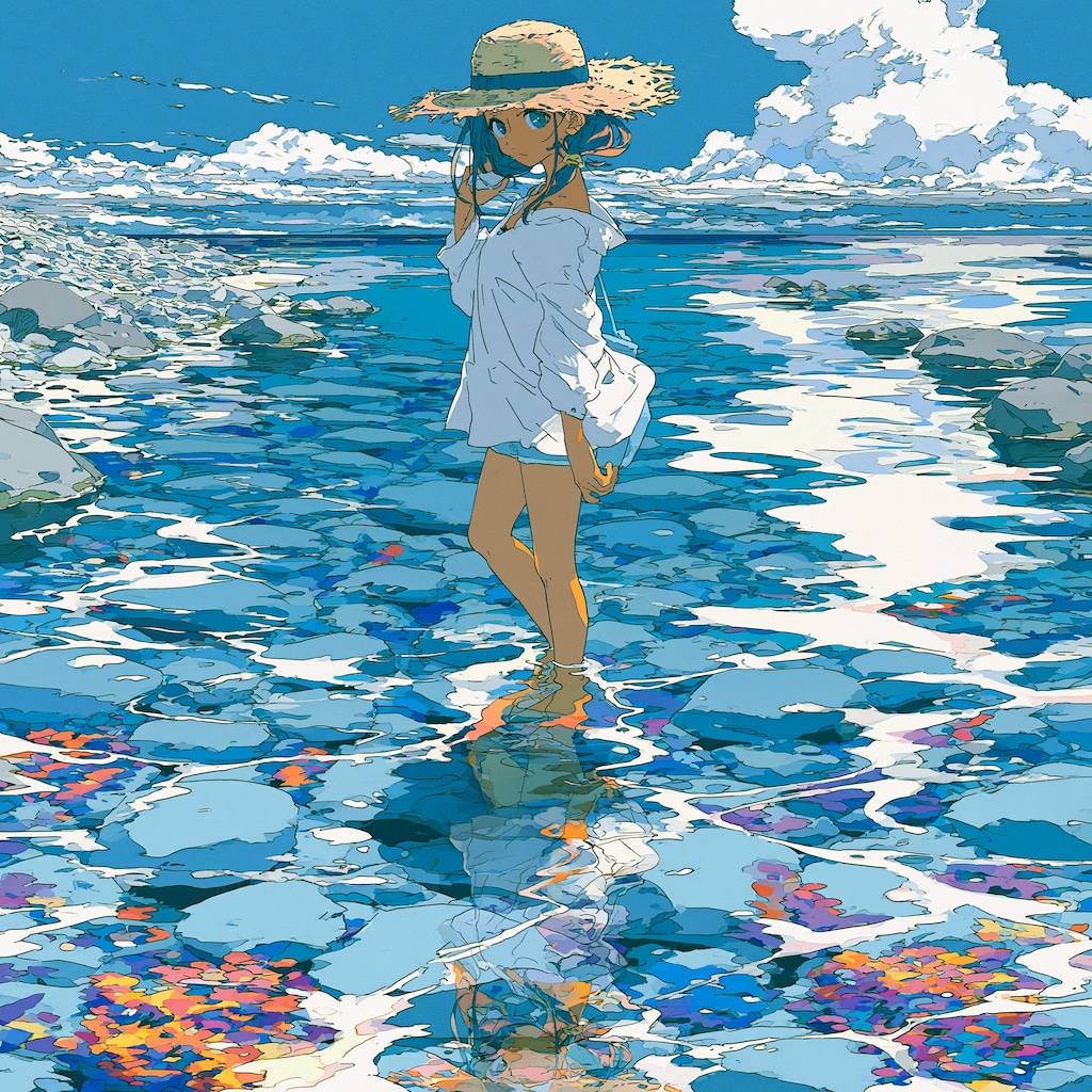 夏に浸かる