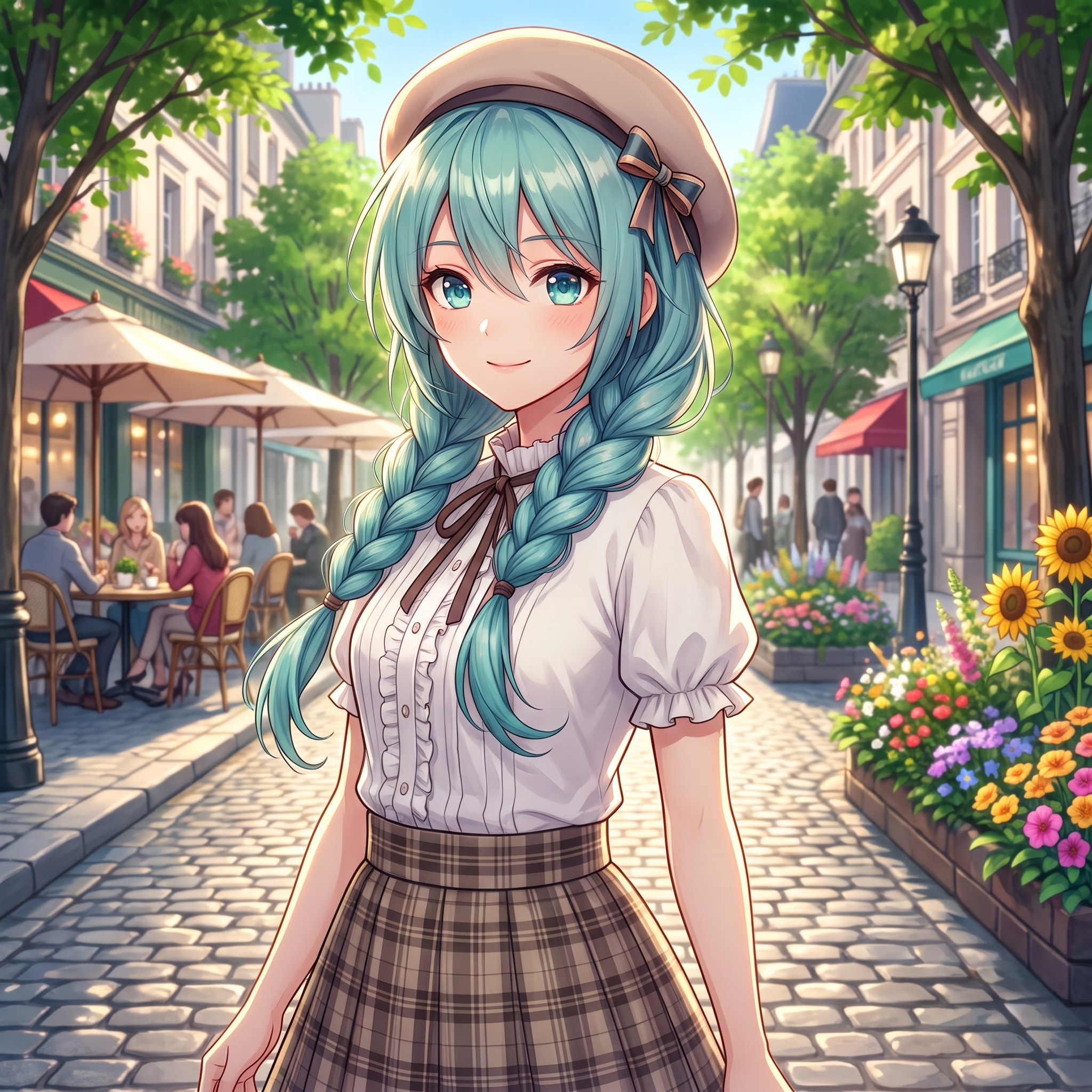 お出かけミクさん | の人気AIイラスト・グラビア