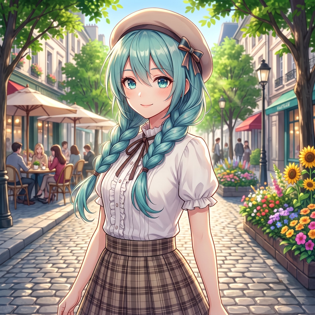 お出かけミクさん