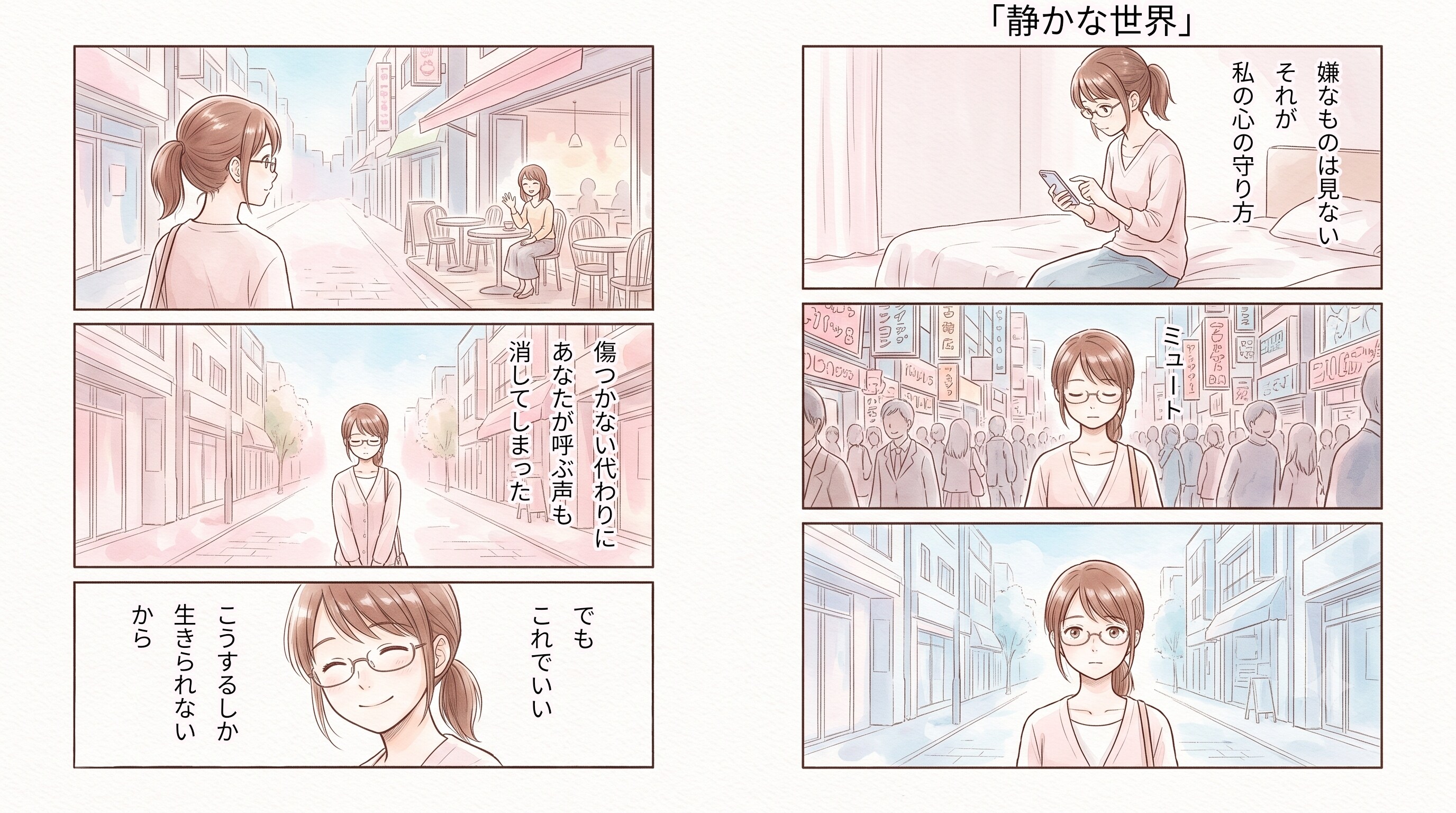 静かな世界　★AI併用作品★