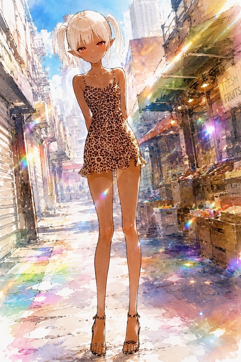 A summer alleyway