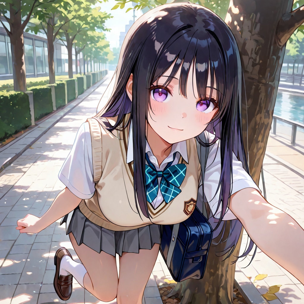 凛ちゃんの夏服ポートレート