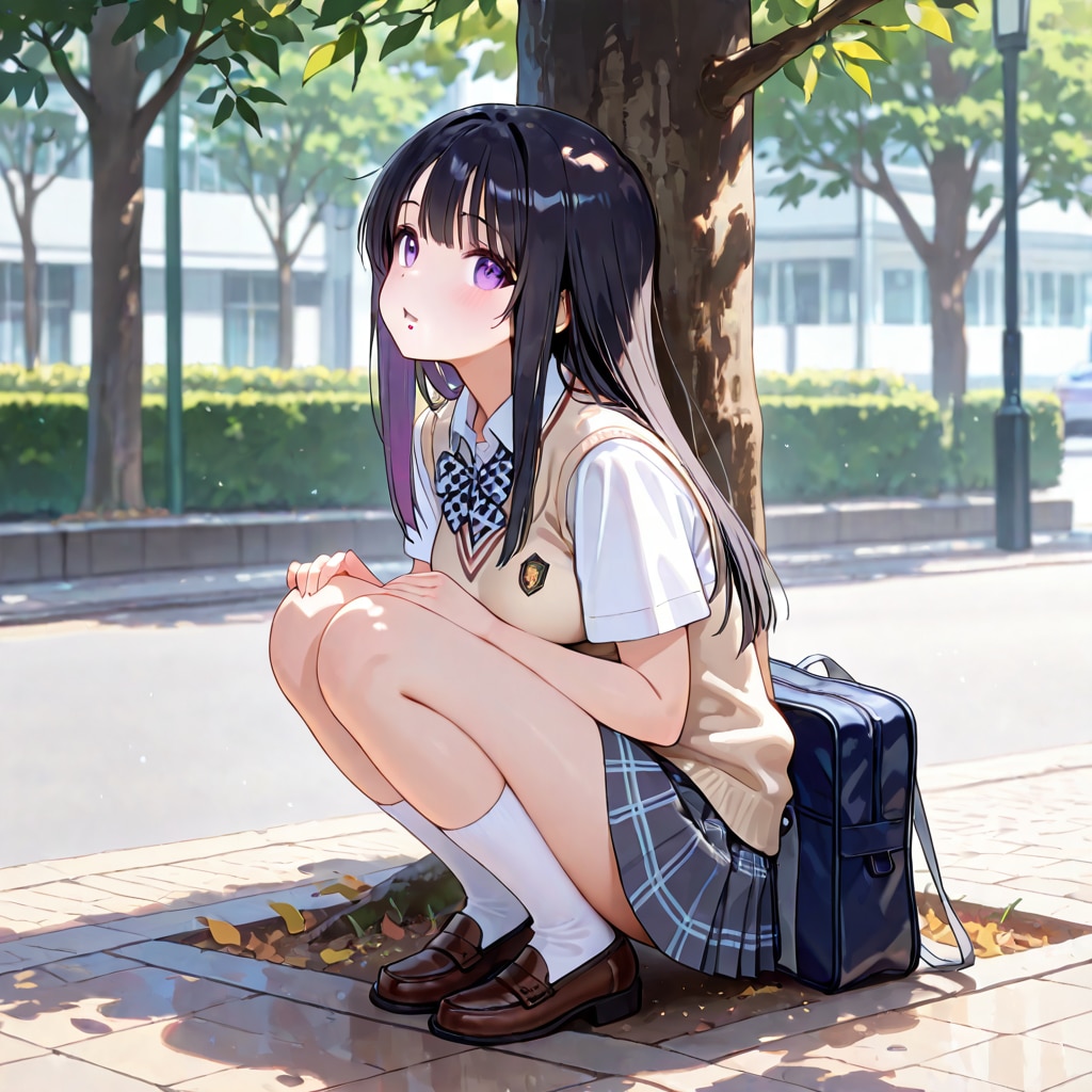 凛ちゃんの夏服ポートレート