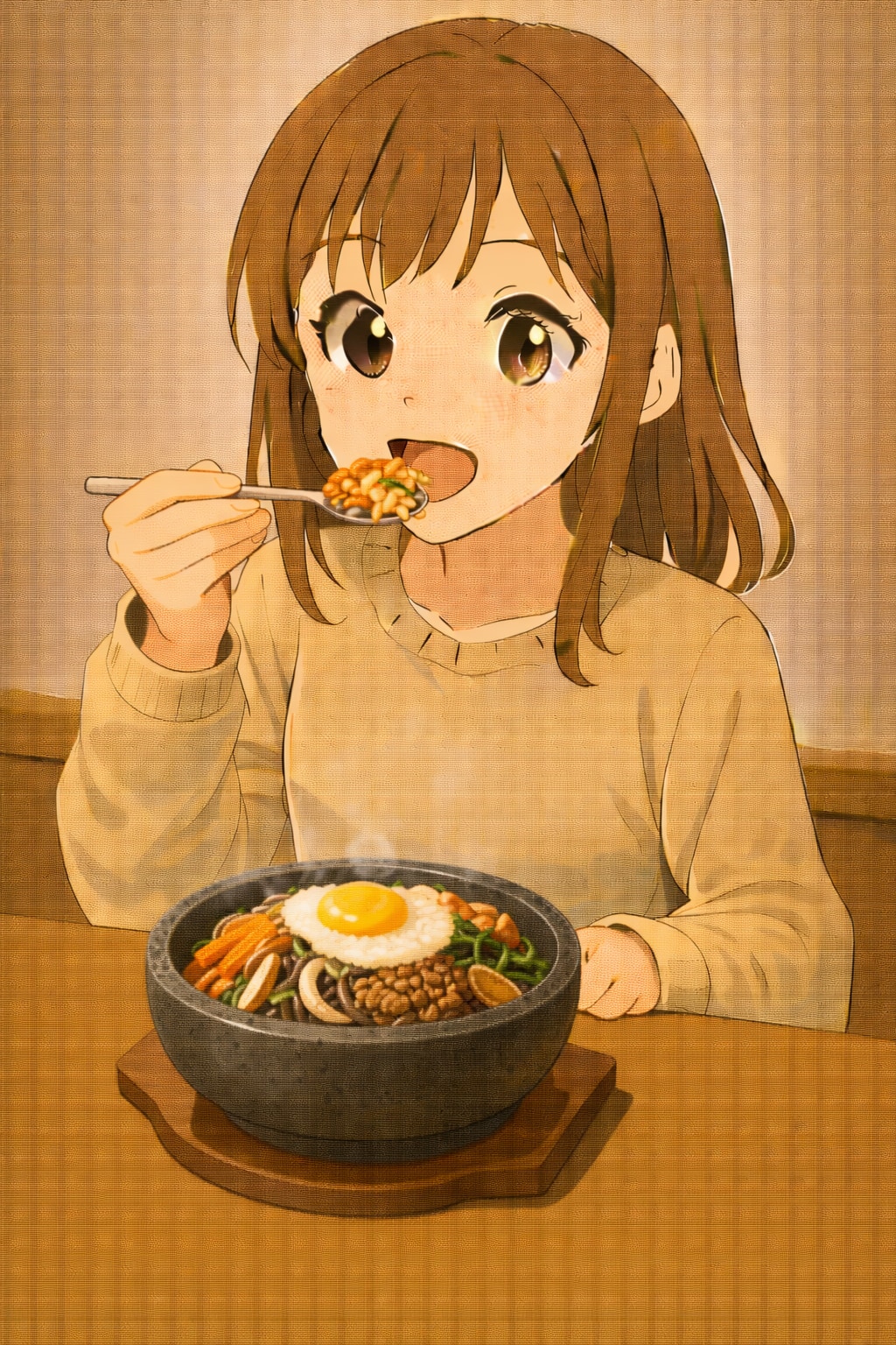 石焼きビビンバ | の人気AIイラスト・グラビア