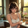 “Apron Temptation” ― 君の料理より、心が先に焦げそうだ ― 6枚目