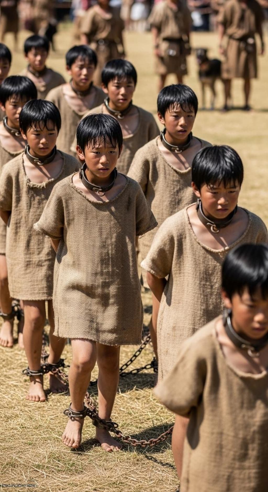 古代ローマ映画の奴隷少年エキストラ２