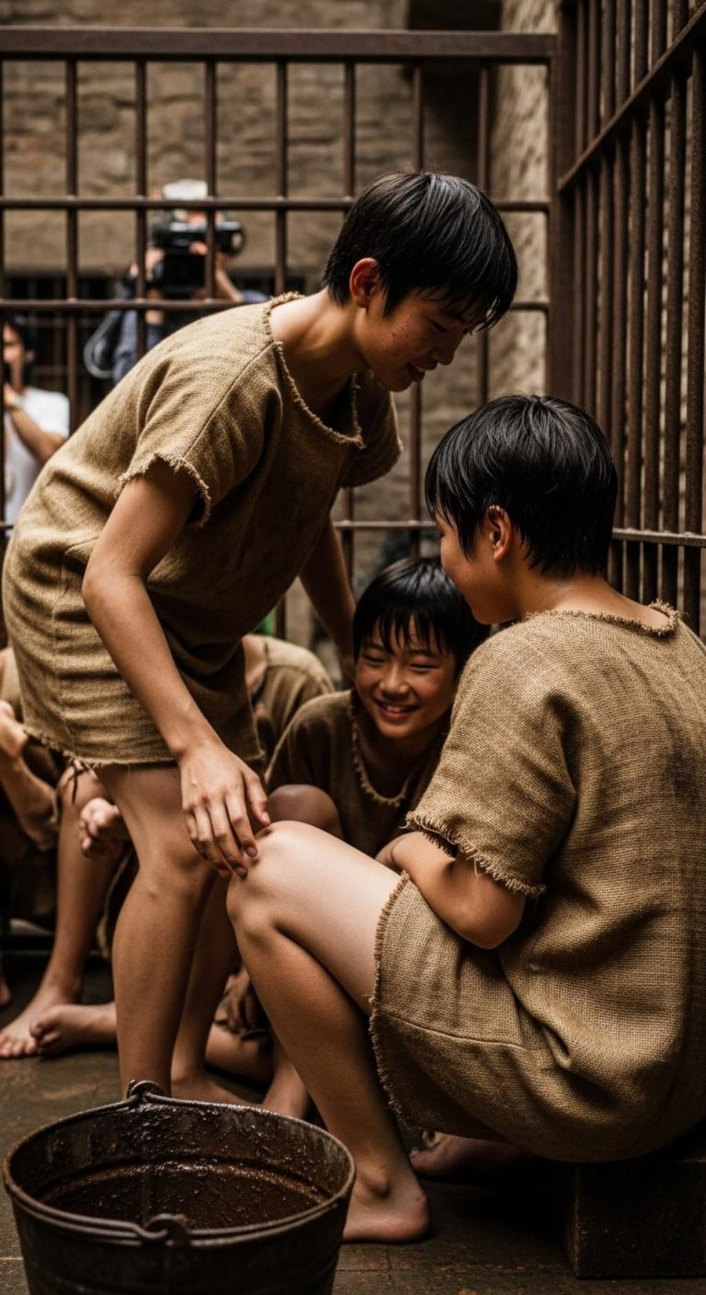 古代ローマ映画の奴隷少年エキストラ２