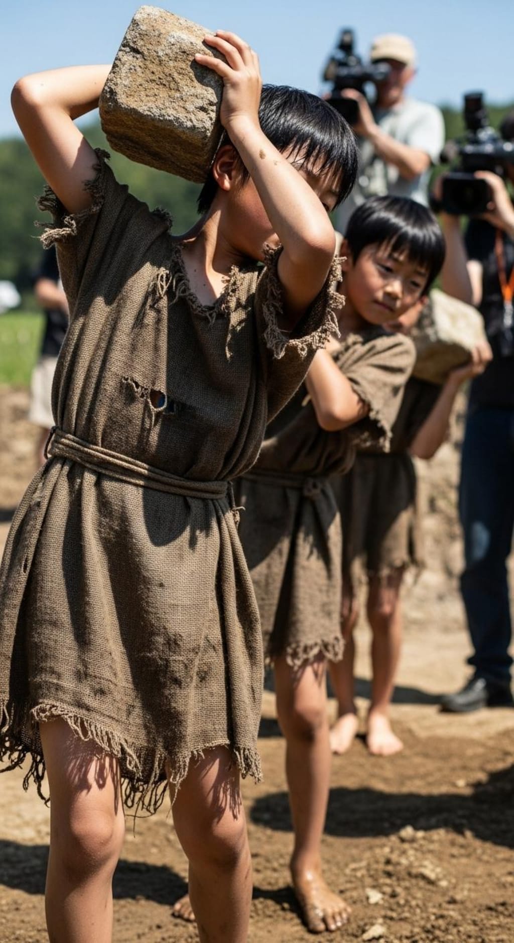 古代ローマ映画の奴隷少年エキストラ２
