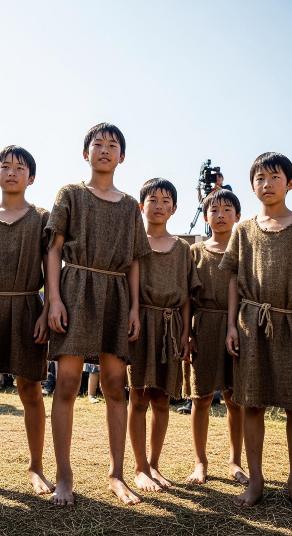 古代ローマ映画の奴隷少年エキストラ２