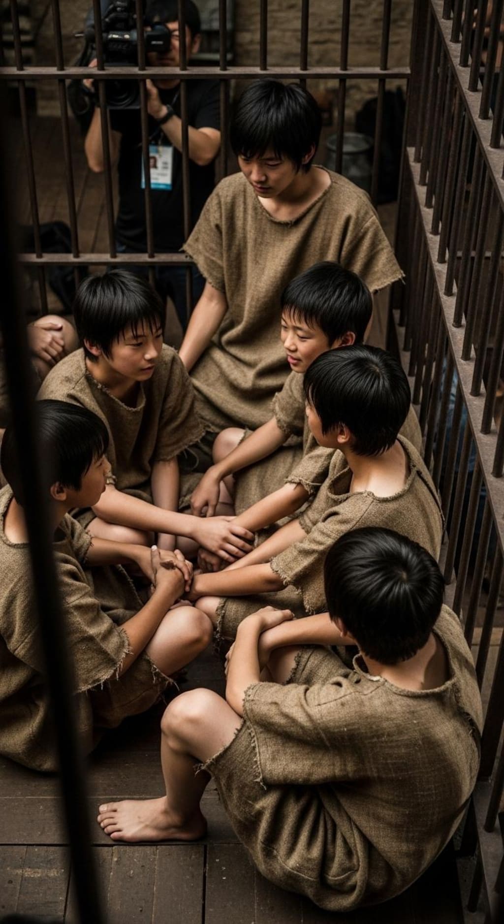 古代ローマ映画の奴隷少年エキストラ２