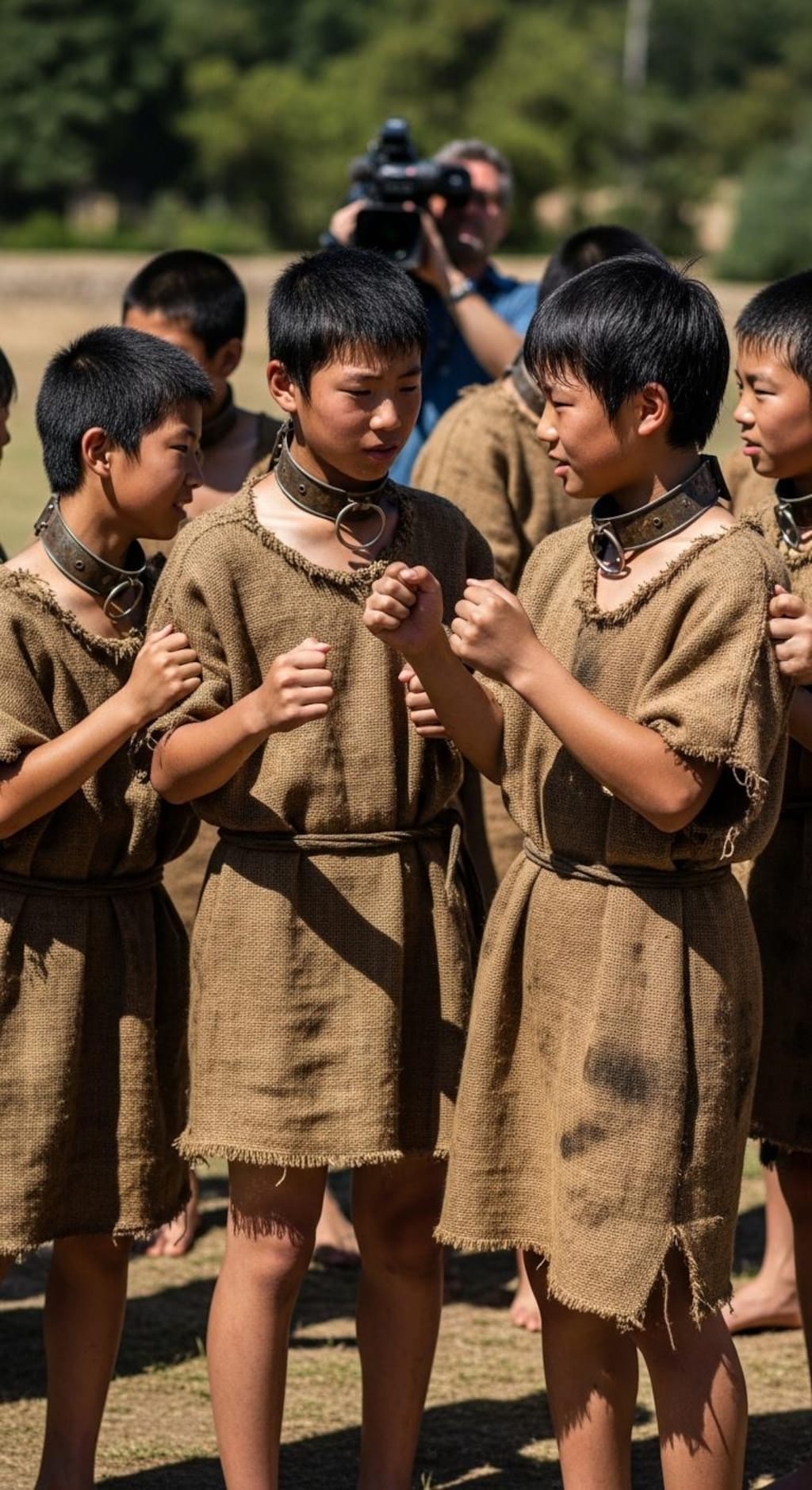 古代ローマ映画の奴隷少年エキストラ２