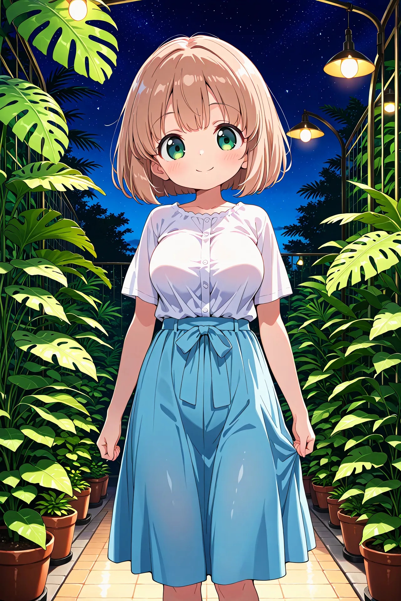 夜の植物園
