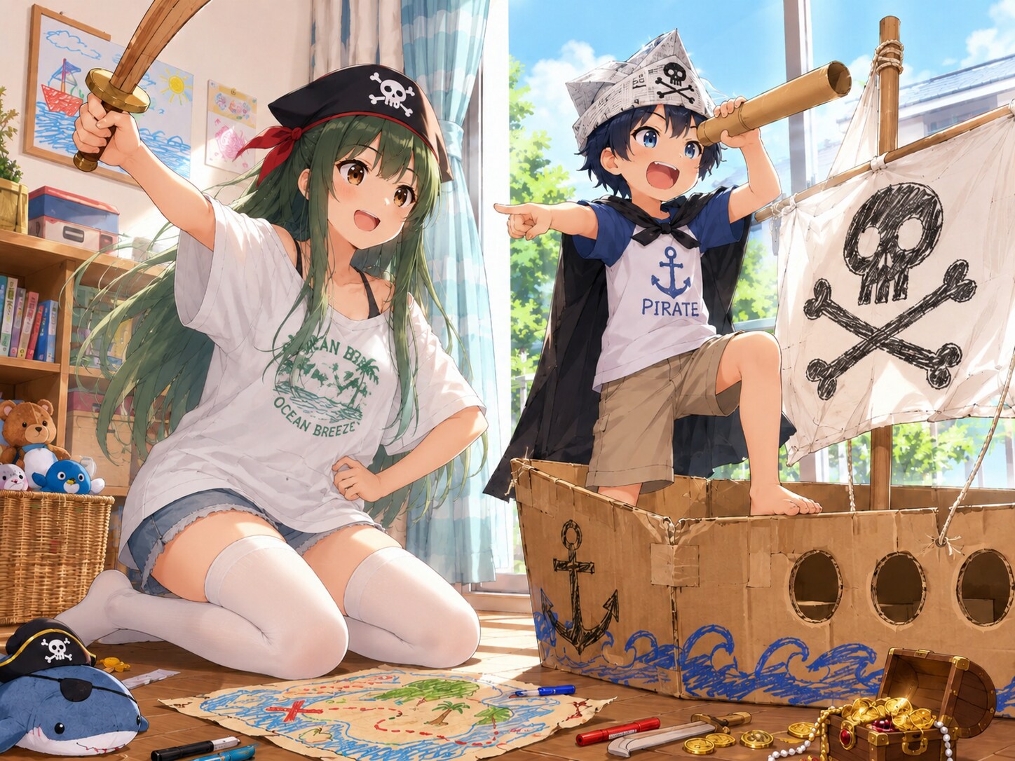 海賊王になるぞっ | の人気AIイラスト・グラビア