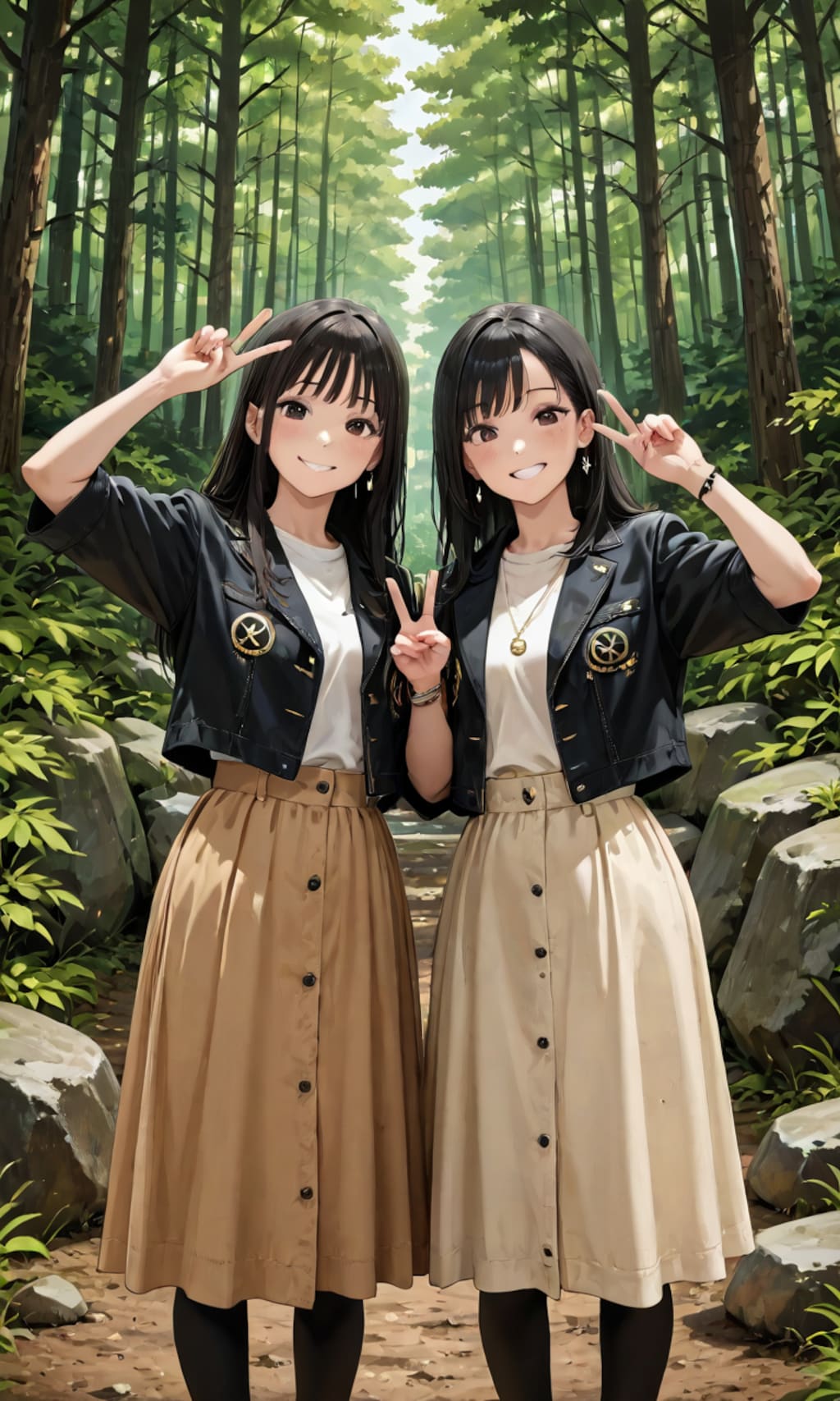 仲良くピース！２