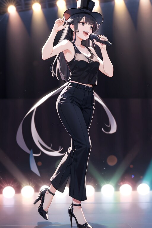 アイドル歌手・黒猫絵馬のワンマンライブ