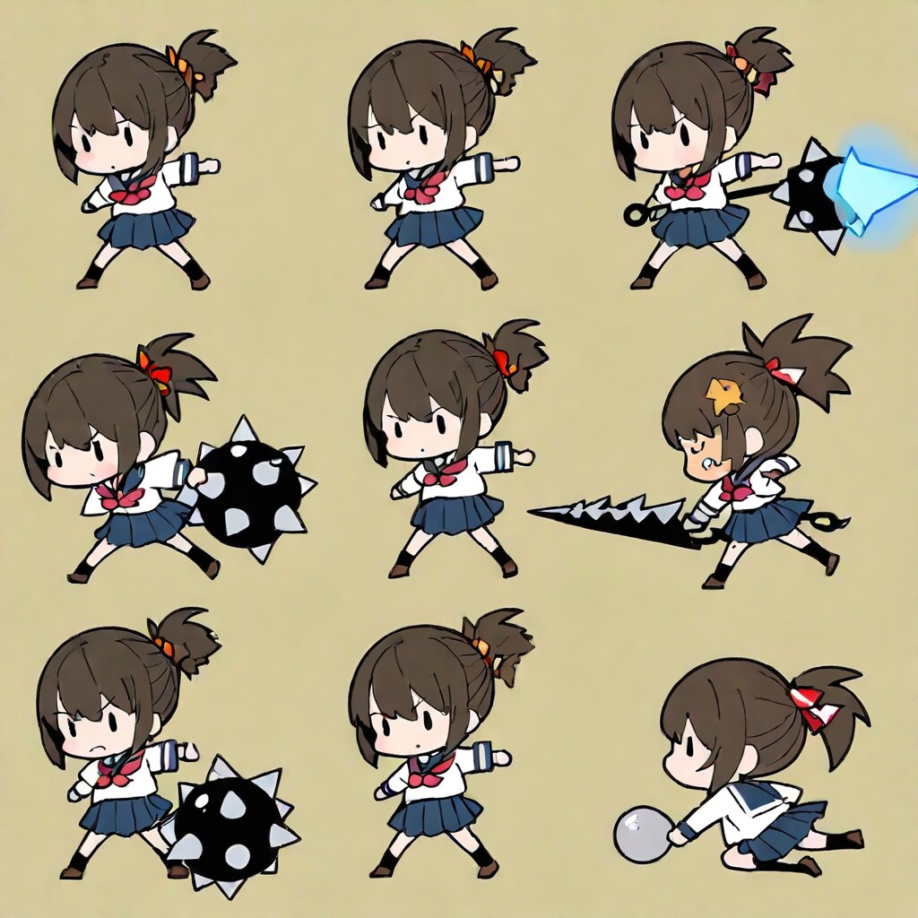 バトル女学生 | の人気AIイラスト・グラビア