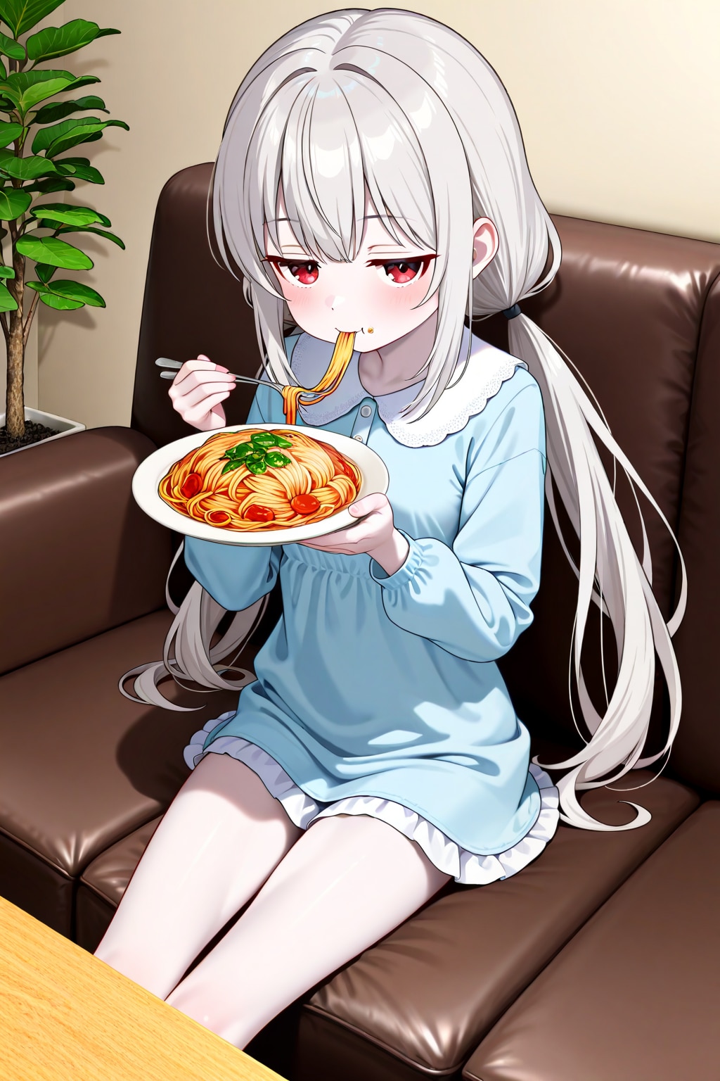 うちの子パスタ