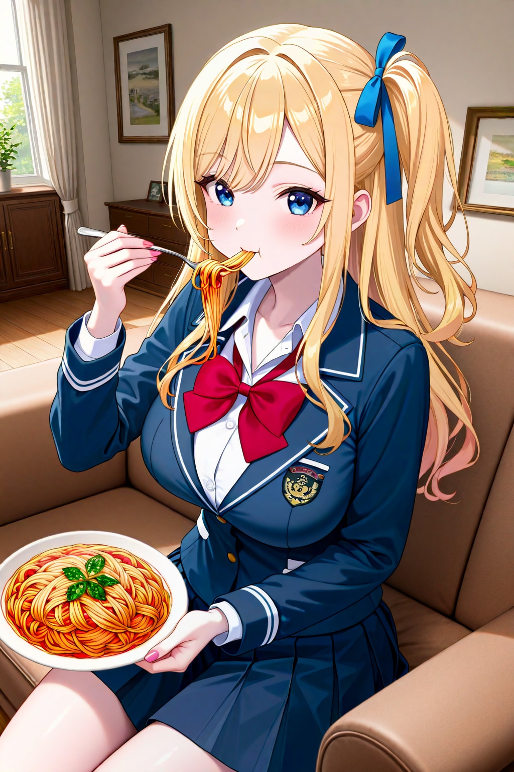 うちの子パスタ