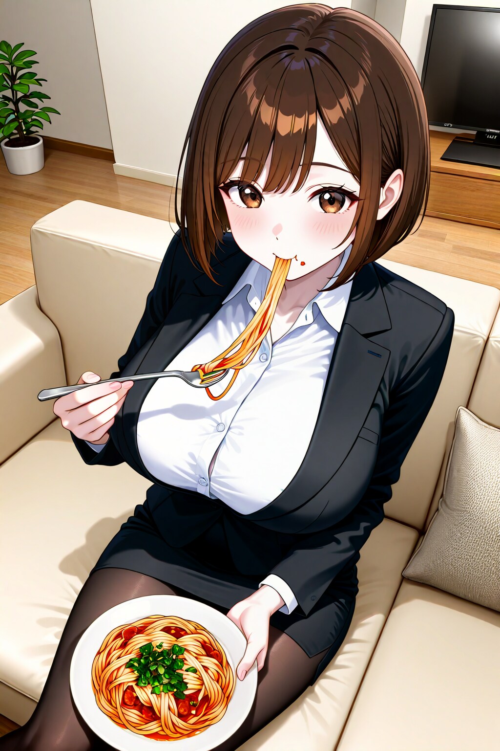 うちの子パスタ