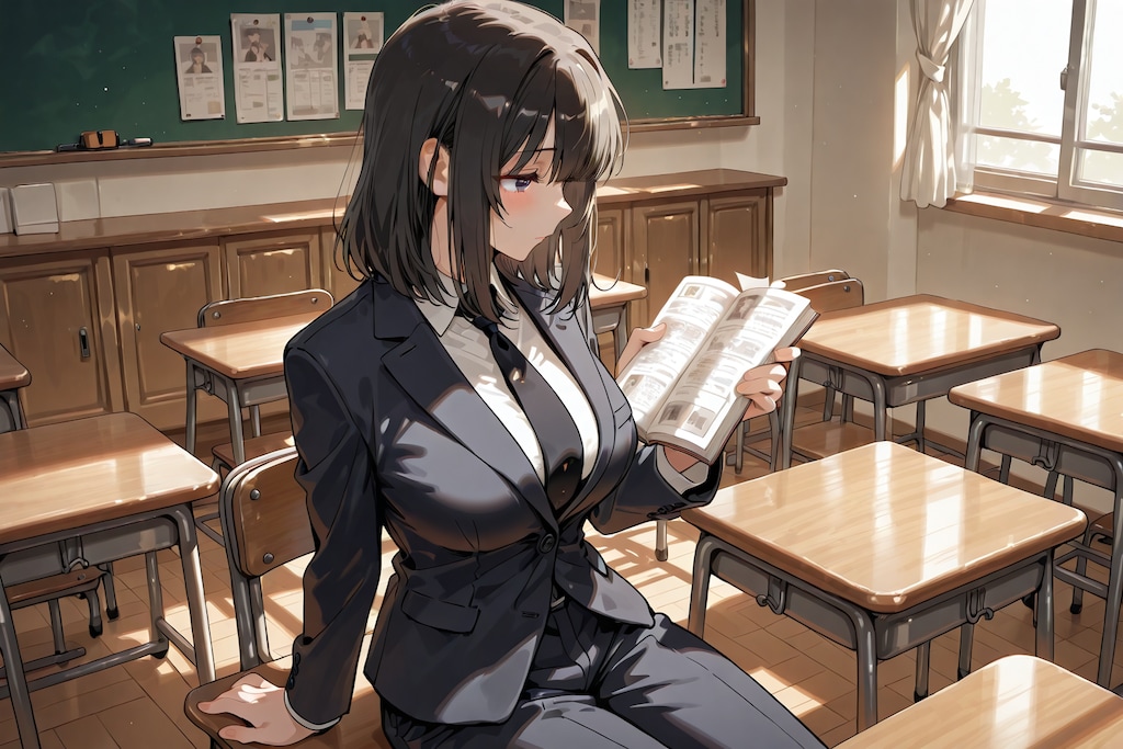 うちの子自己紹介　美奈子先生　科学教師