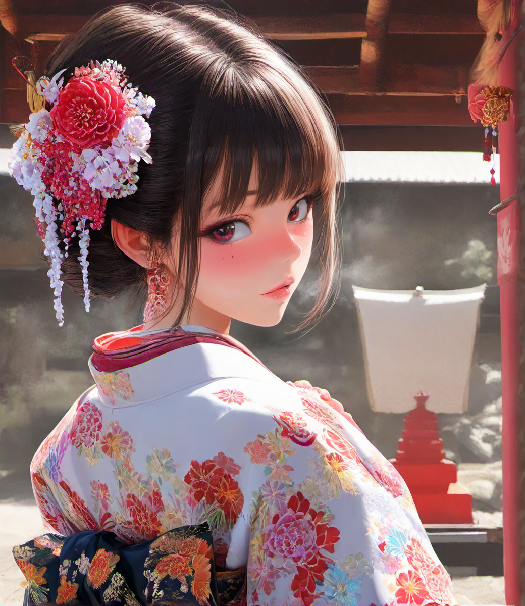 初詣 | の人気AIイラスト・グラビア