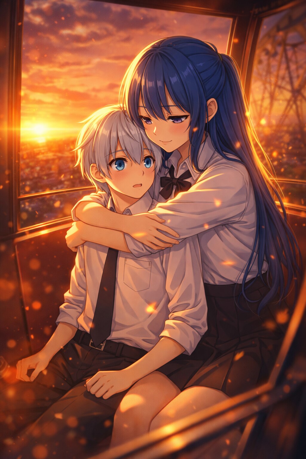 【ソルシエラ】夕焼けの観覧車で、君に託されたもの | の人気AIイラスト・グラビア